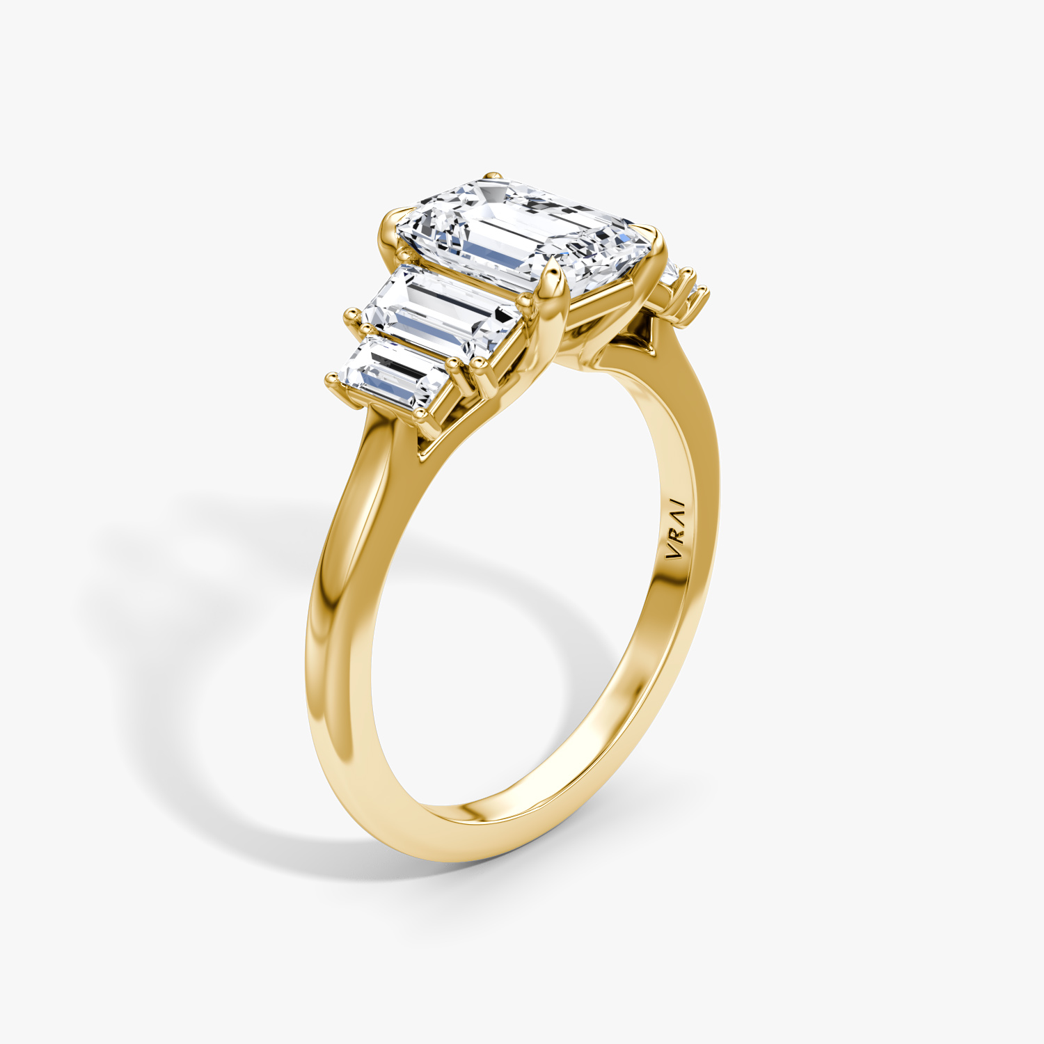 Pear Emerald Sunrise Ring – Cadette Jewelry